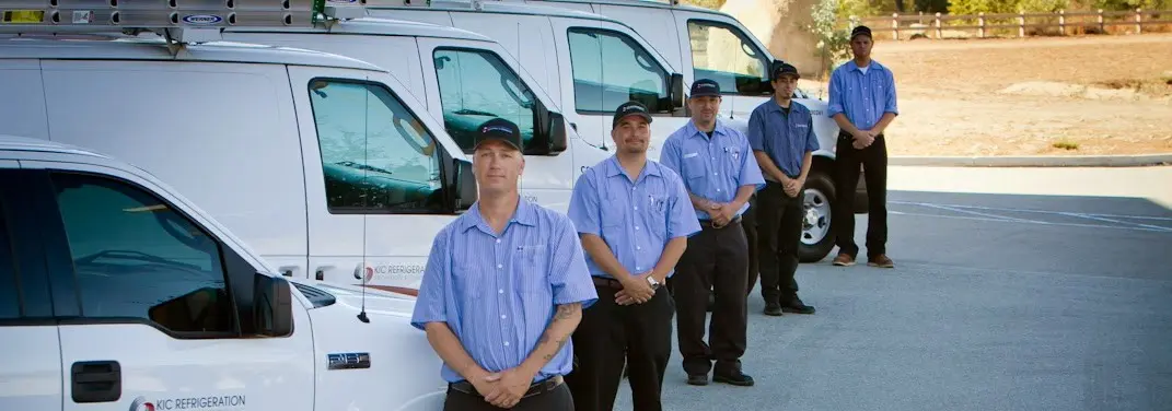 KIC Refrigeration crew ready for Mini Split Repair jobs across West Covina